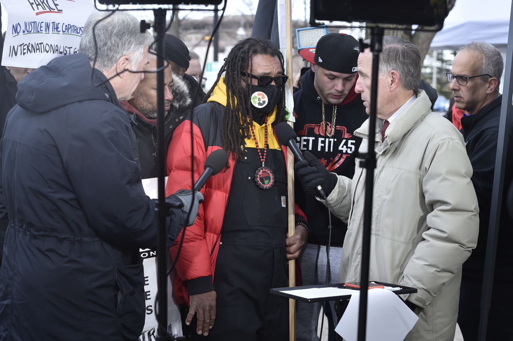 Justin Blake and others speak with NBC Chicago